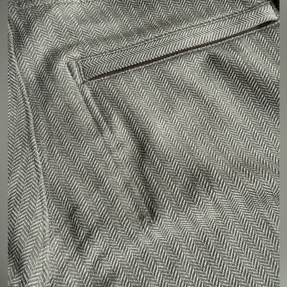 Athleta Beige Herringbone Ponte Leggings. Size S. EUC - Picture 3 of 5